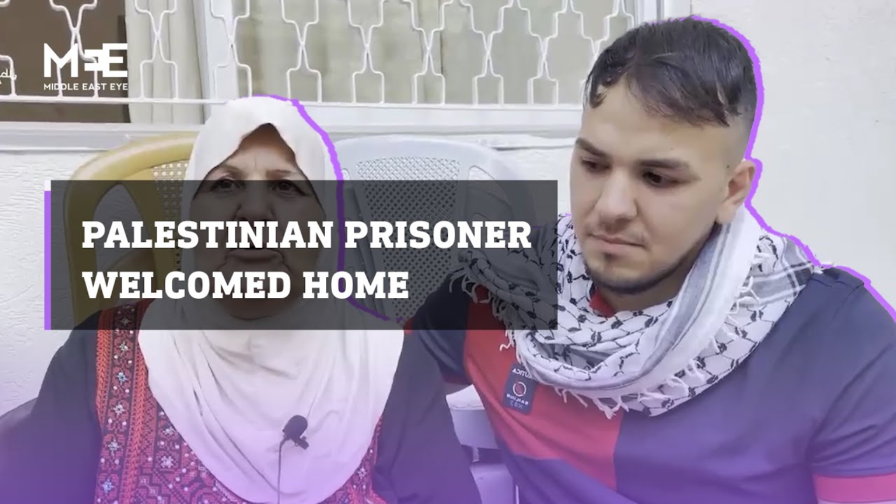 Palestinian prisoner welcomed home after 6 years in Israeli prison