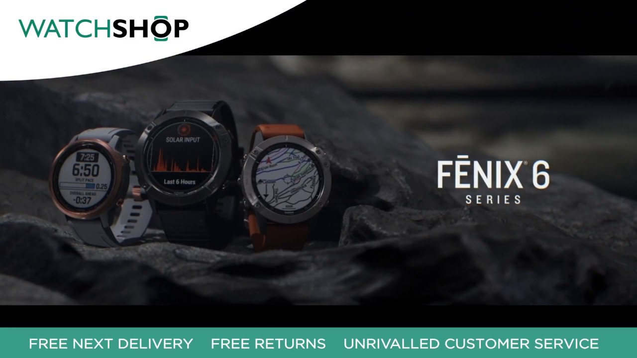 Watch Shop | Garmin | Fenix 6 Series