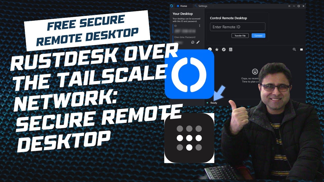 How to Use RustDesk with Tailscale VPN for Secure Remote Desktop (Step-by-Step Tutorial 2025)