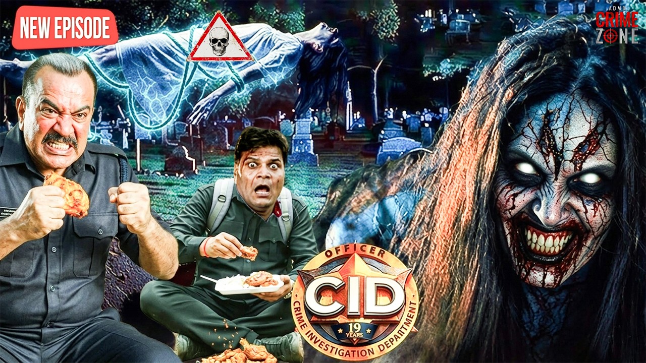 दया को खाना खाते हुए दिखती है चुड़ैल | ACP को नहीं हो रहा विश्वास | CID | Ghost | Horror Episode #hd