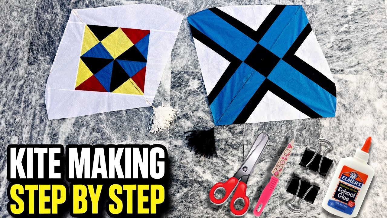 Perfect Shape, Perfect designs &ndash; Desi Patang Making Tips! 💥how to make a kite !