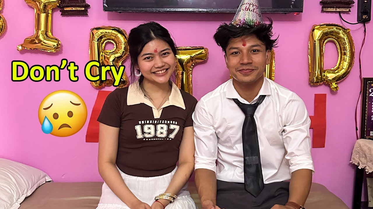 A Small Surprise to My Girlfriend On My Birthday😍(She Cried)