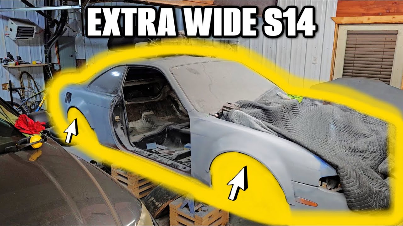 Learning How to Widebody My 240sx S14!