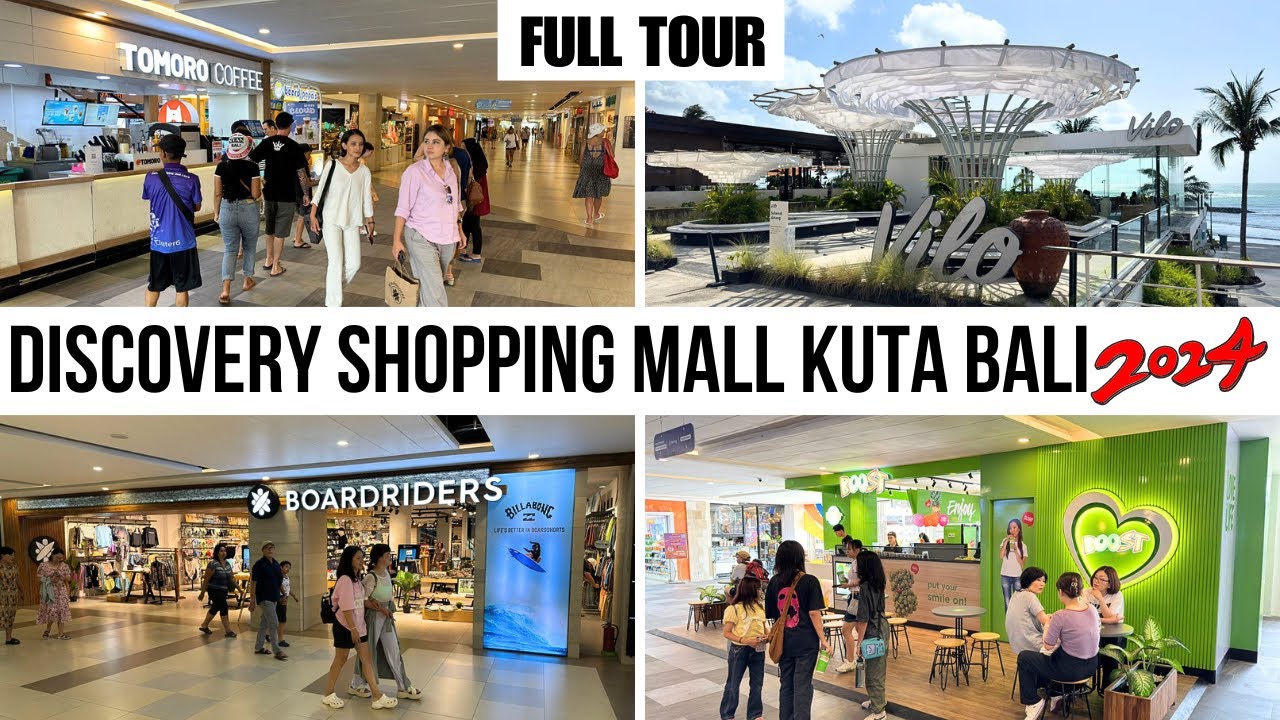 Bali Shopping Mall Video Vlog Kuta Discovery Shopping Mall 2024