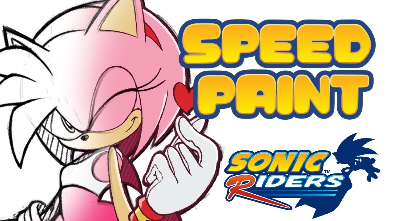 Sonic Riders Speed Paint: Amy Rose