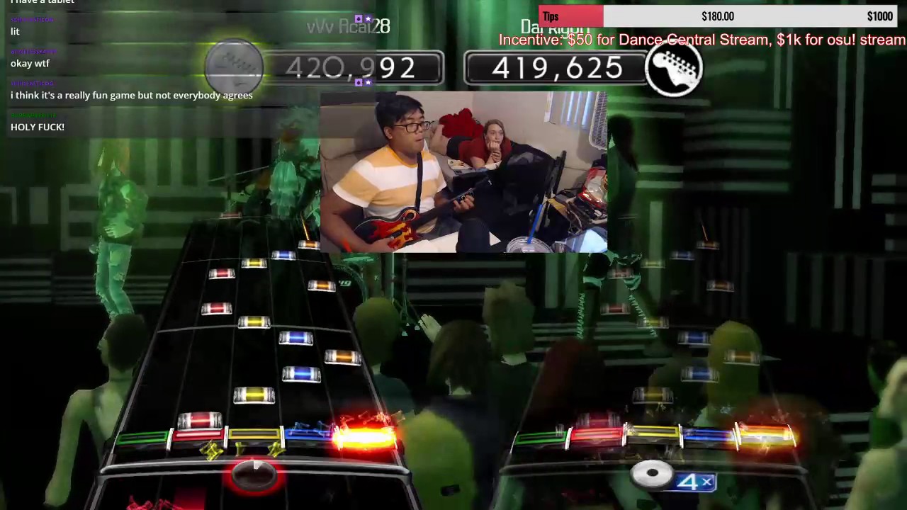 ACAI28 THROWS HIS GUITAR BECAUSE OF ME