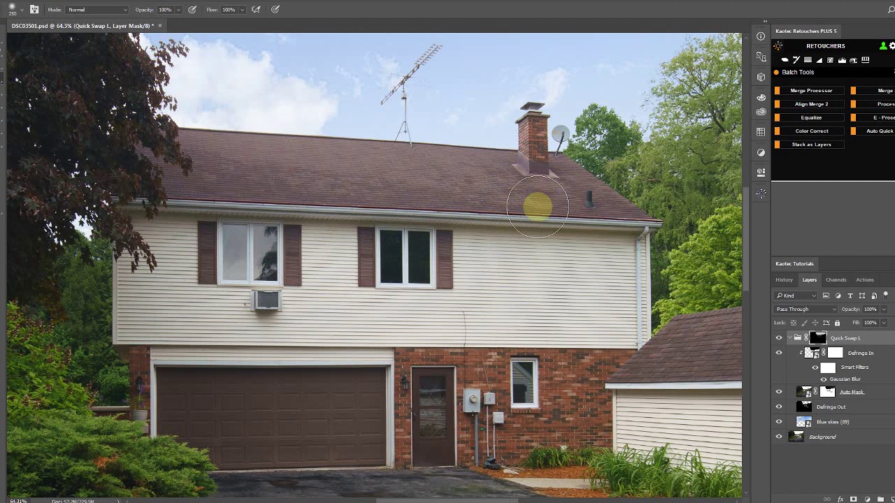 Photoshop Tutorial : Photoshop batch sky replacements