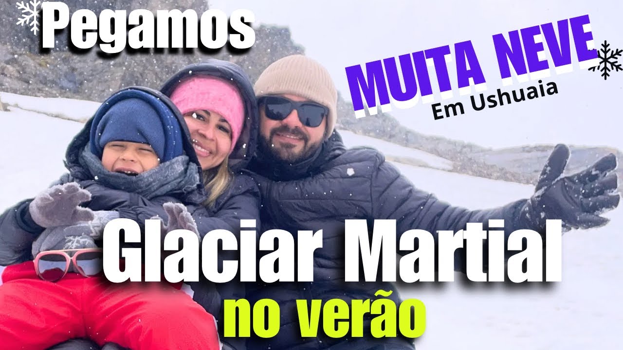 TREKKING: GLACIAR MARTIAL NO VERÃO  | Ep. 1 | Passeio GRÁTIS em Ushuaia com NEVE ❄️