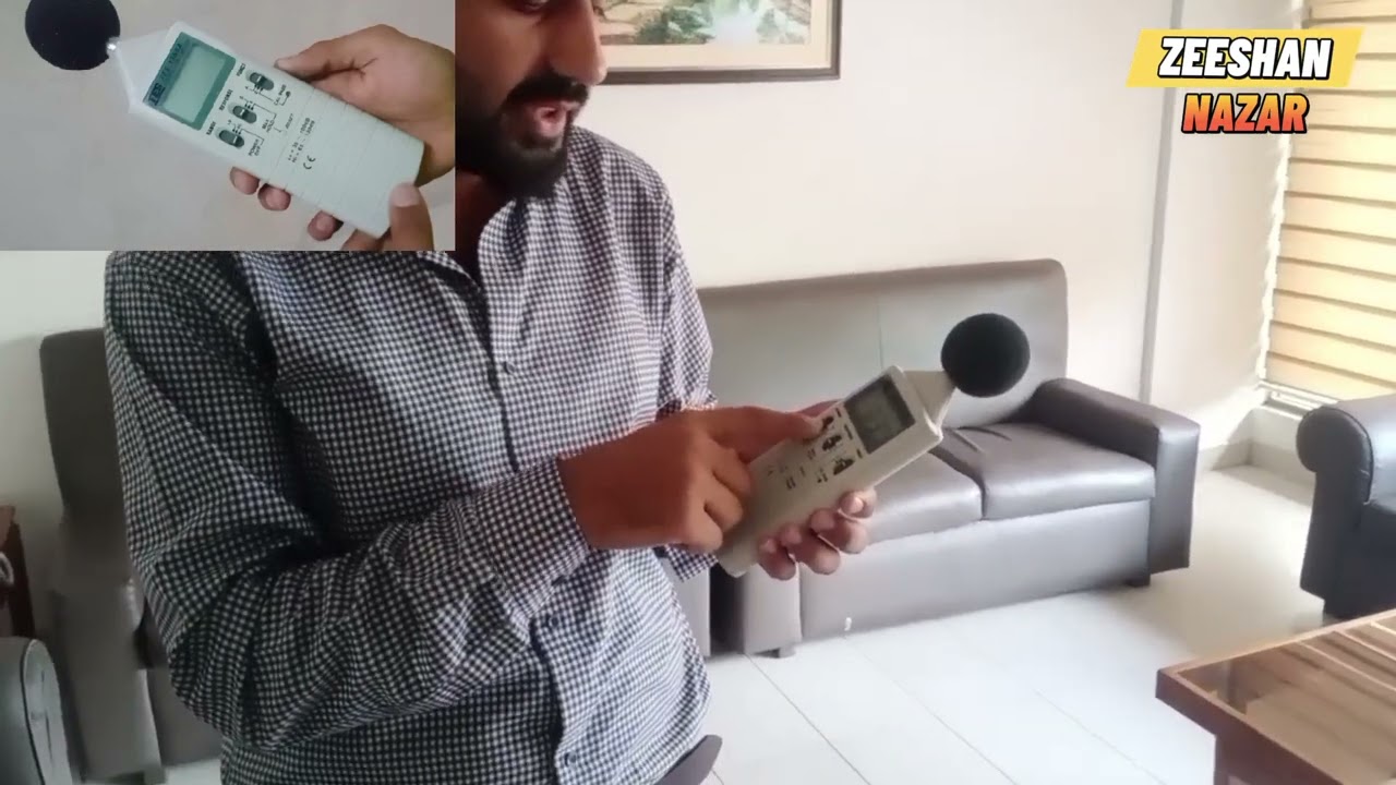 How to use Sound level Meter | Measure Decibel sound Level Meter