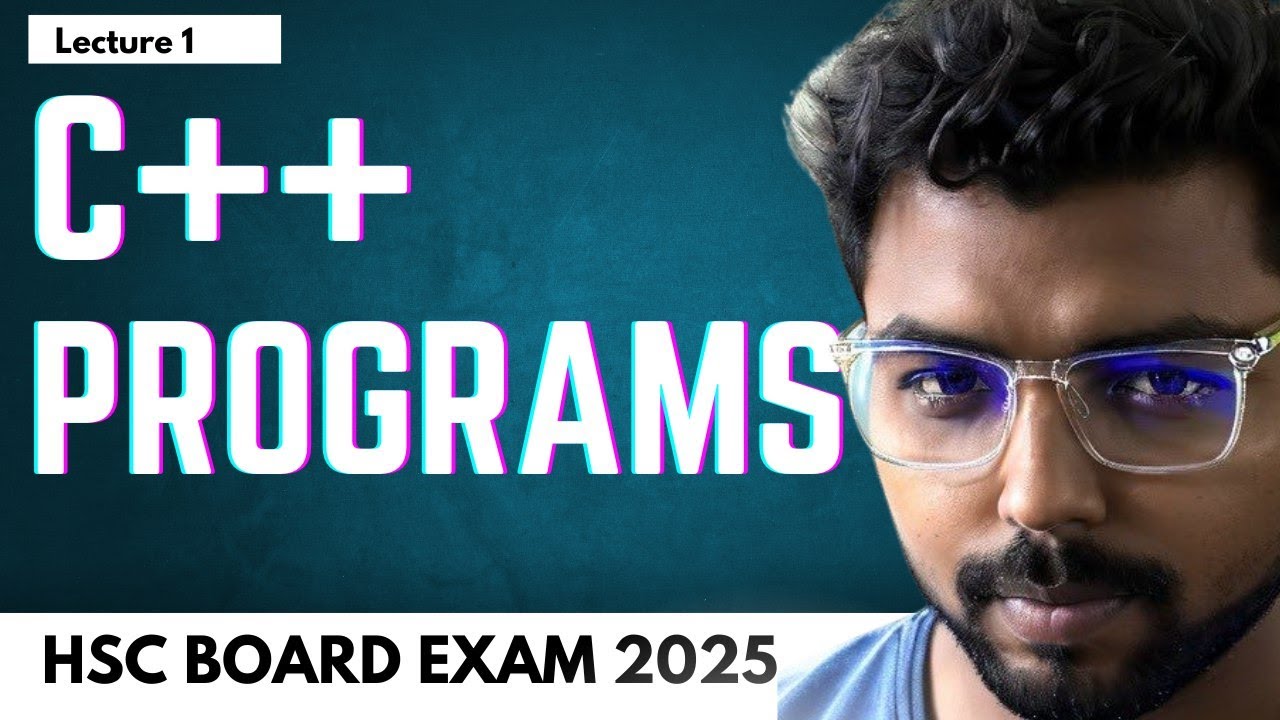 1. C++ Programs Solutions | HSC Board Exam 2025