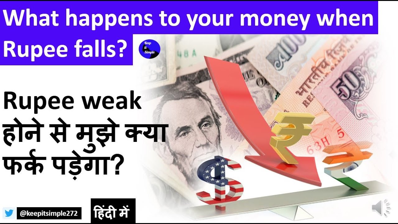 What happens to your money when Rupee falls?