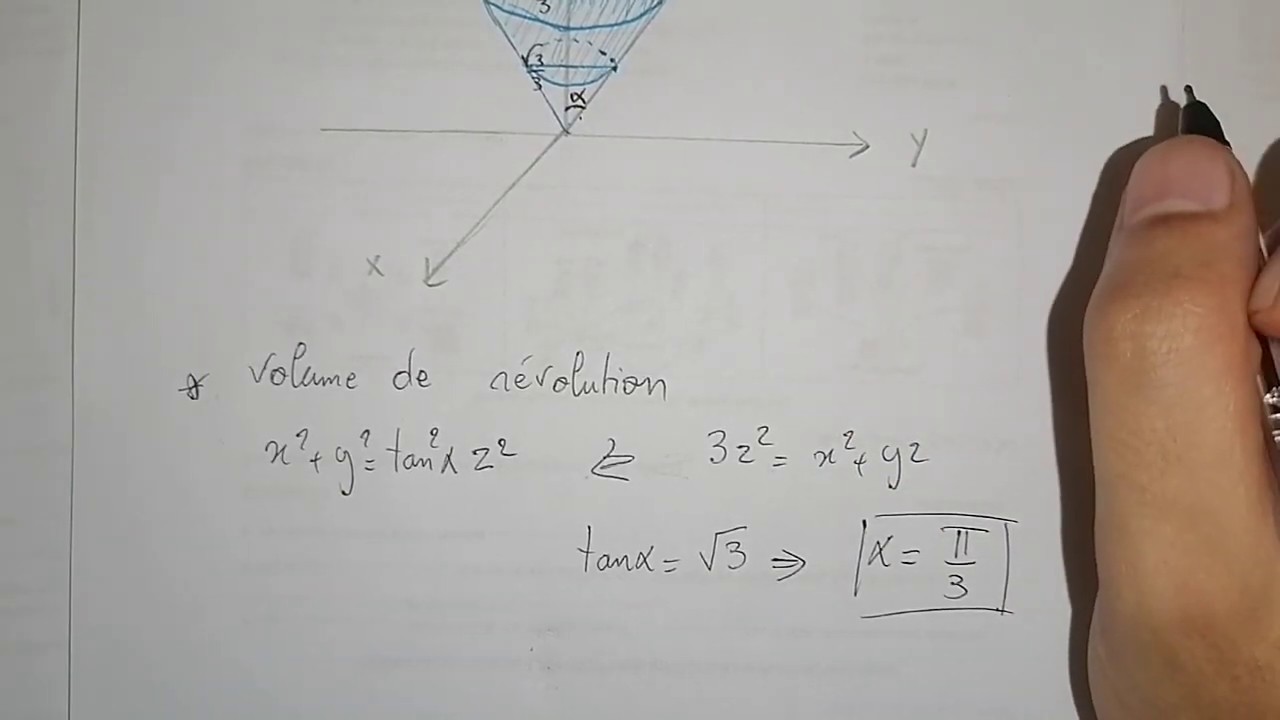 exercice 8 - intégrales triples : correction