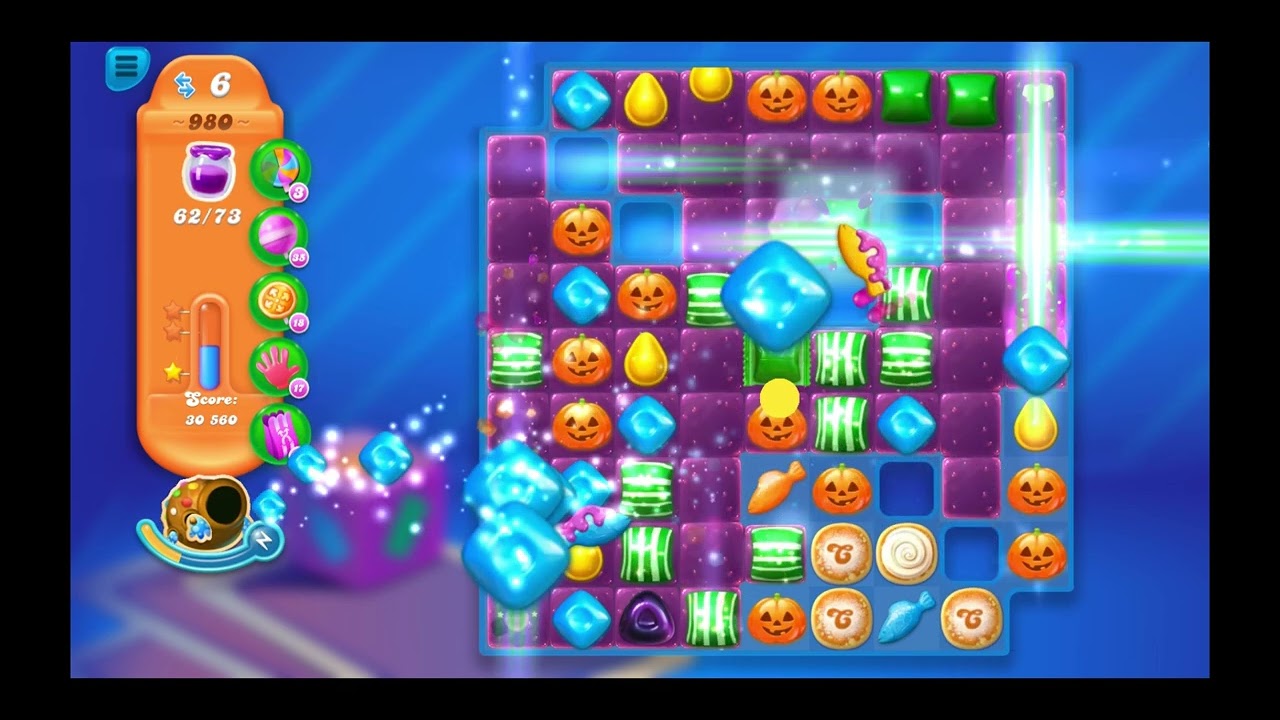 Candy Crush Soda Saga Level 980 (Nine Hundred and Eighty) NO BOOSTERS