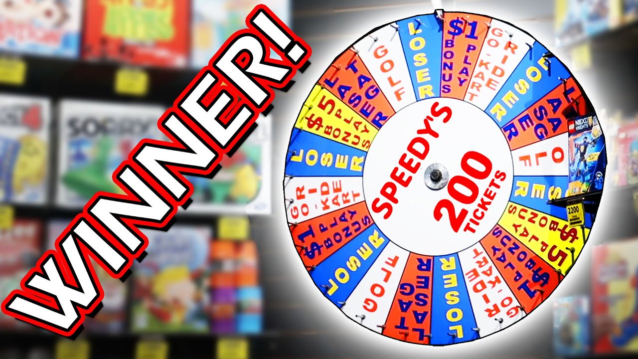 This Prize wheel is so exciting!