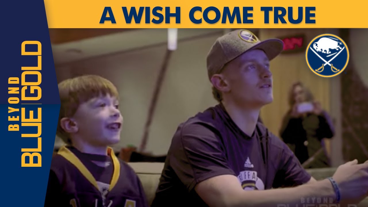 Jack Eichel Makes Young Fan's Dream Come True | Buffalo Sabres | Beyond Blue & Gold