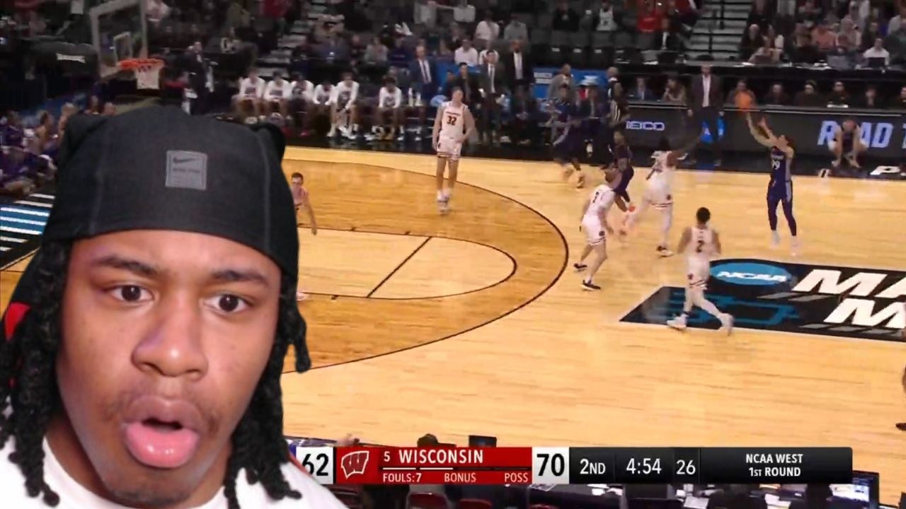 He Shoots ONLY 3's!! High Point vs. Wisconsin - First round NCAA tournament extended highlights