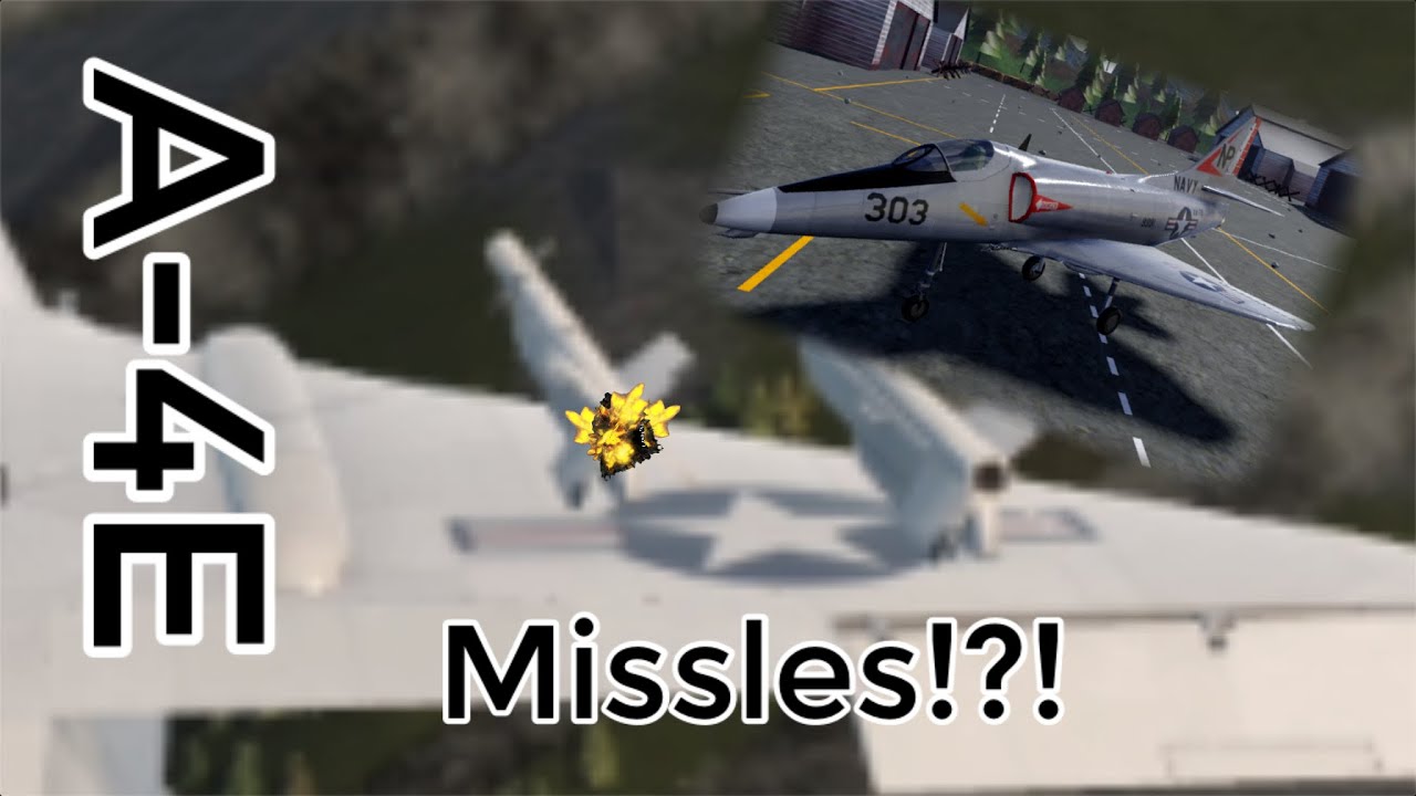 Flying A-4E Skyhawk with Missiles!  *Wings-of-Glory*