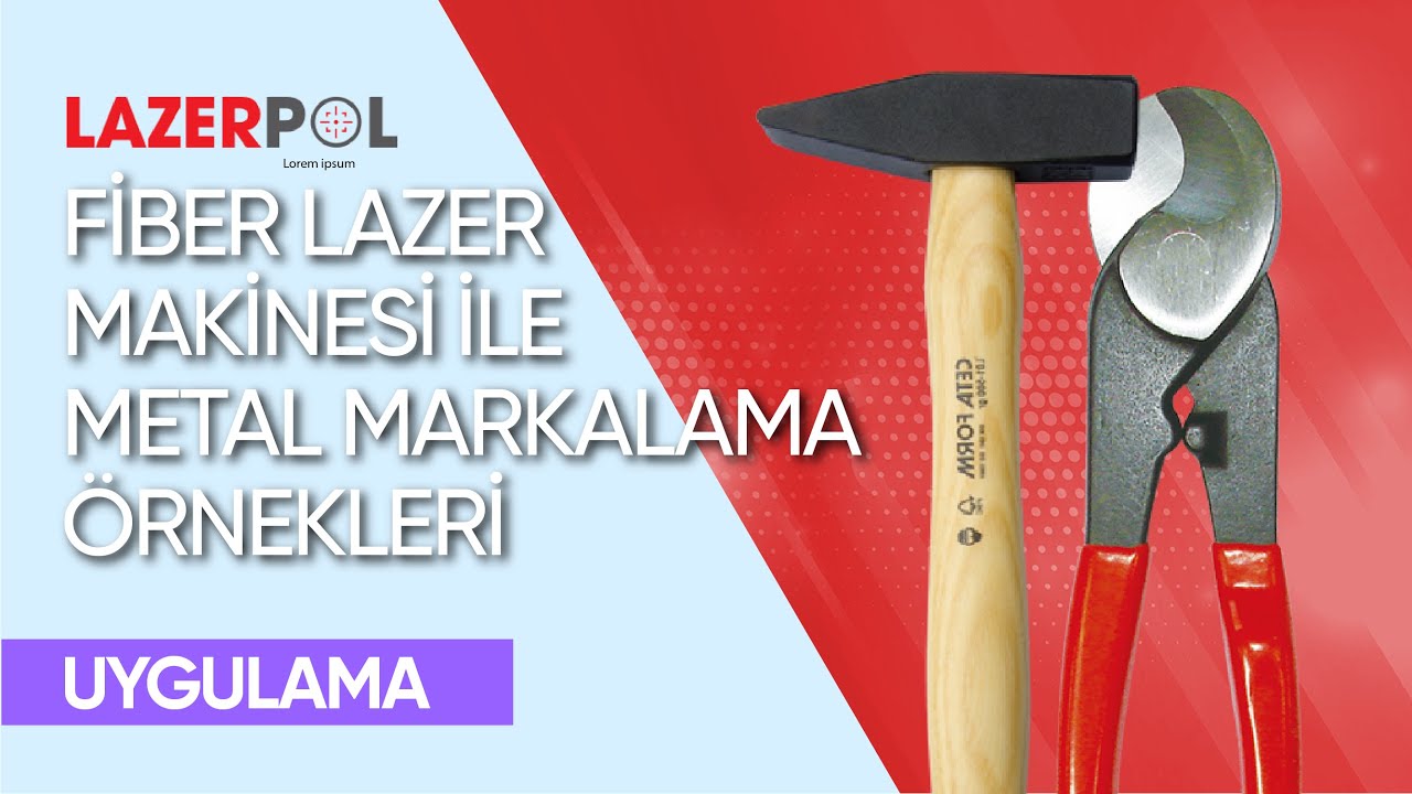 Fiber Lazer Markalama Makinesi - Metal Markalama Örnekleri