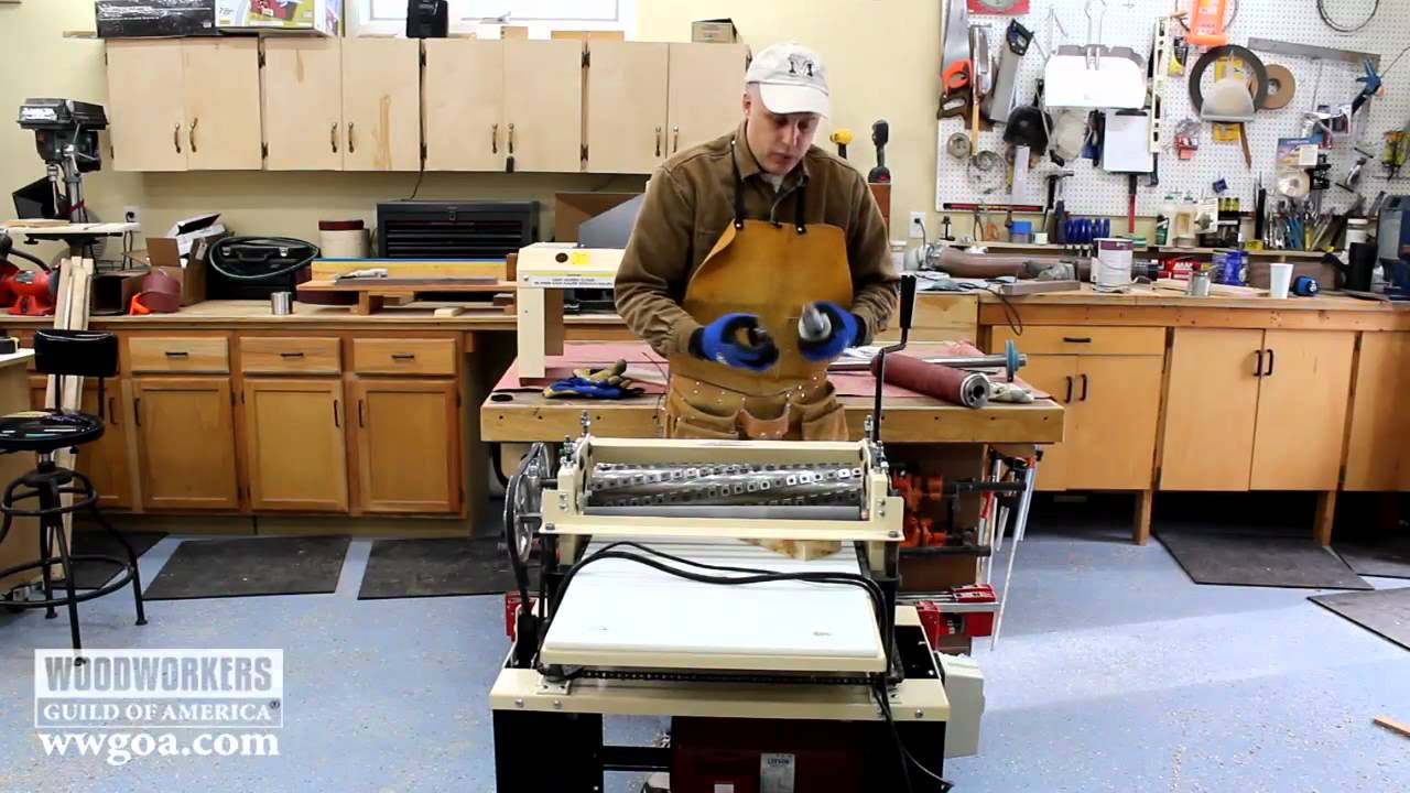 Процесс переналадки Woodmaster 718