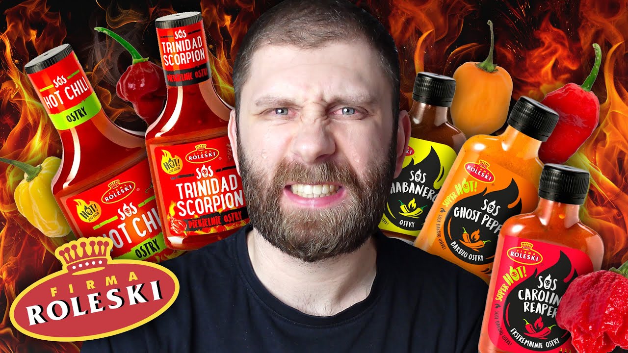 Jak OSTRE są sosy ROLESKI?! | Test Habanero, Ghost Pepper & Carolina Reaper