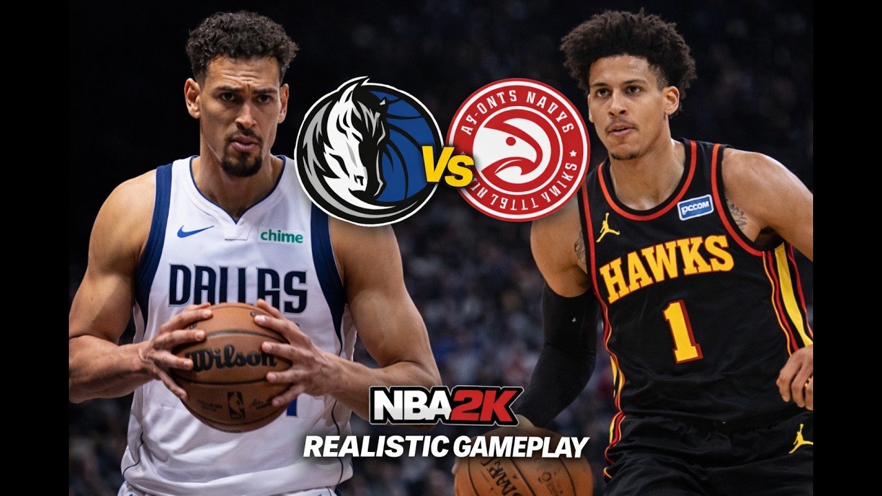 Dallas Mavericks vs Atlanta Hawks FULL Game (MyNBA Recreating 2026  season 65/82)