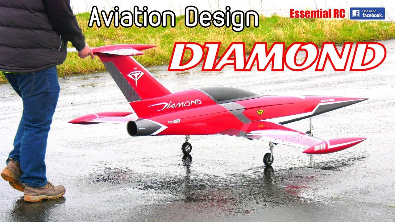 Aviation Design DIAMOND radio controlled turbine sport jet (Merlin 200)