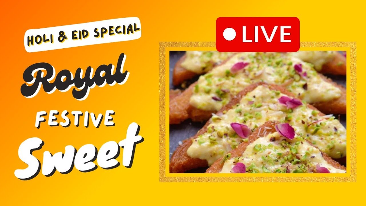 Instant Shahi Tukda | easy Sweet for Holi & Ramzan special