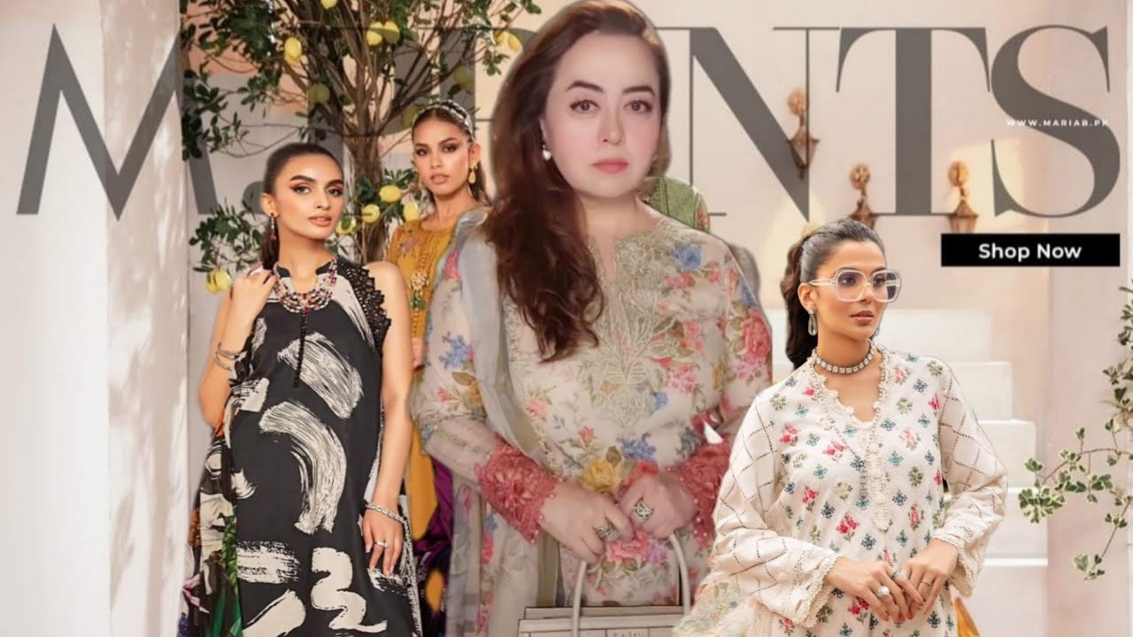 Maria B M Prints New Lawn Collection 2024 Eid 2 Edit