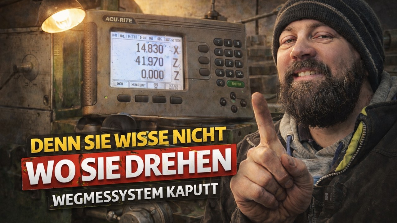 Alte Drehmaschine reparieren