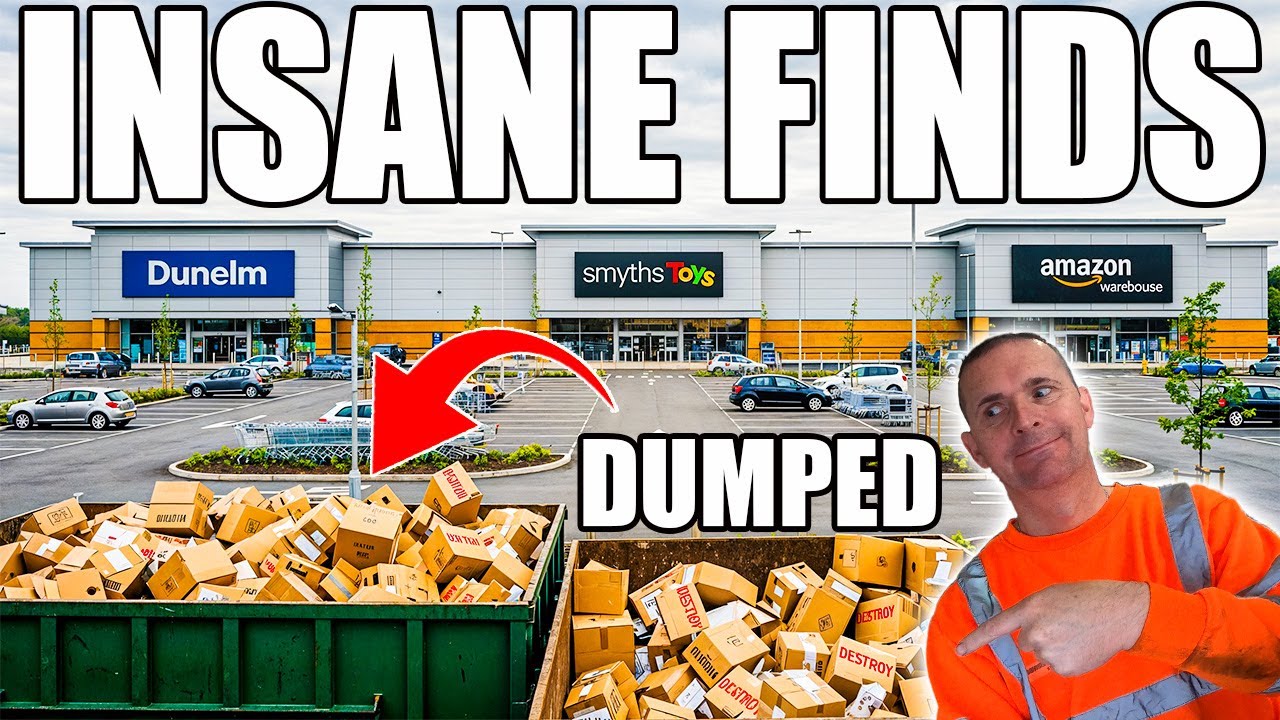 INSANE ITEMS FOUND DUMPED😲, DUMPSTER DIVING UK