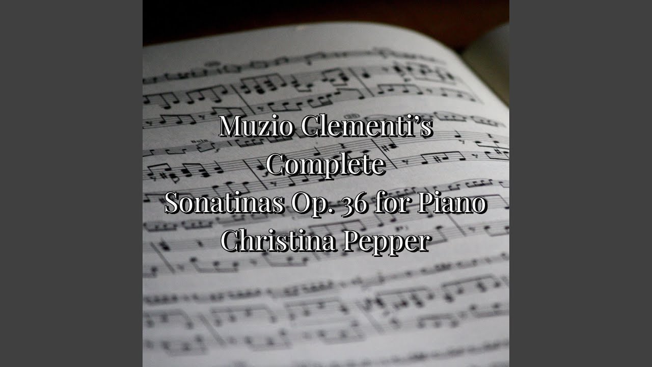 Clementi Sonatina for Piano Op. 36 in G Major