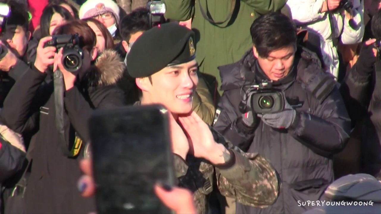 20161230 김재중 Jaejoong's Military discharge
