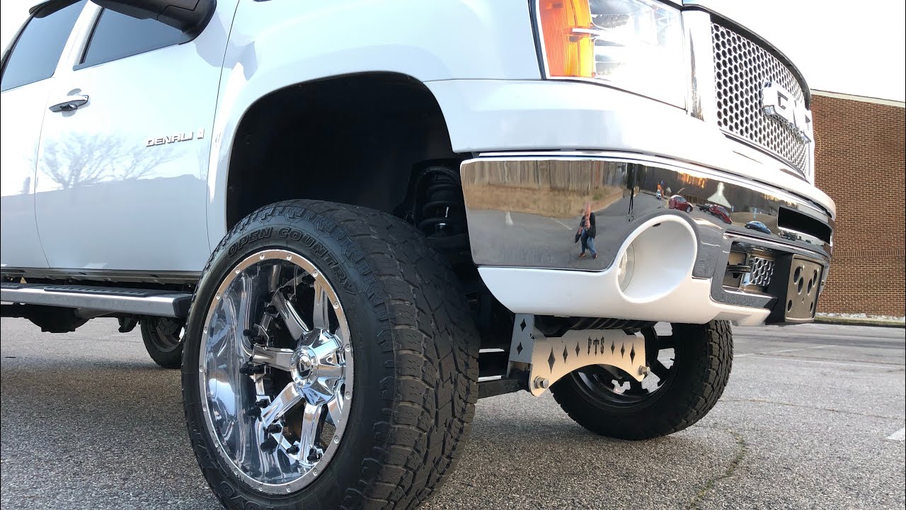 FTS lifted 2008 GMC Sierra 1500 Denali on 22x12s and 35s!