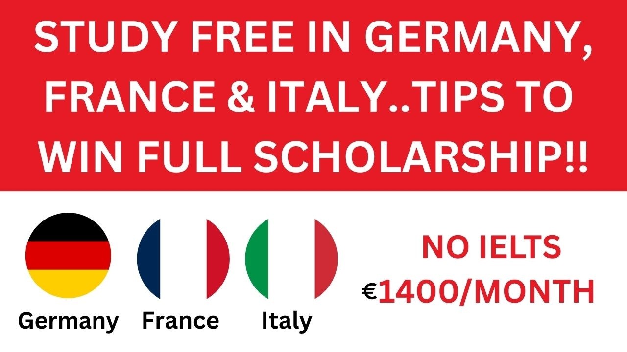 🚨APPLY NOW TO STUDY IN EUROPE ON FULL SCHOLARSHIP|| HOW TO APPLY