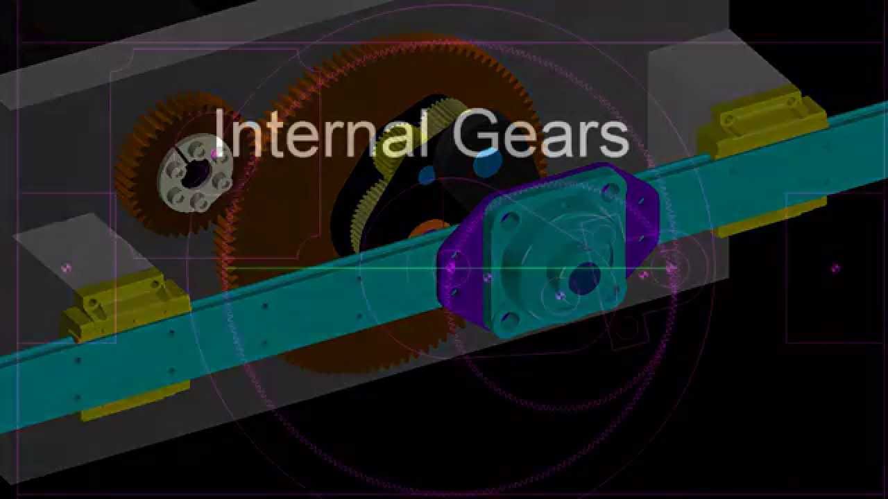 Straight-Line Mechanisms with Gear Pairs: MechDesigner