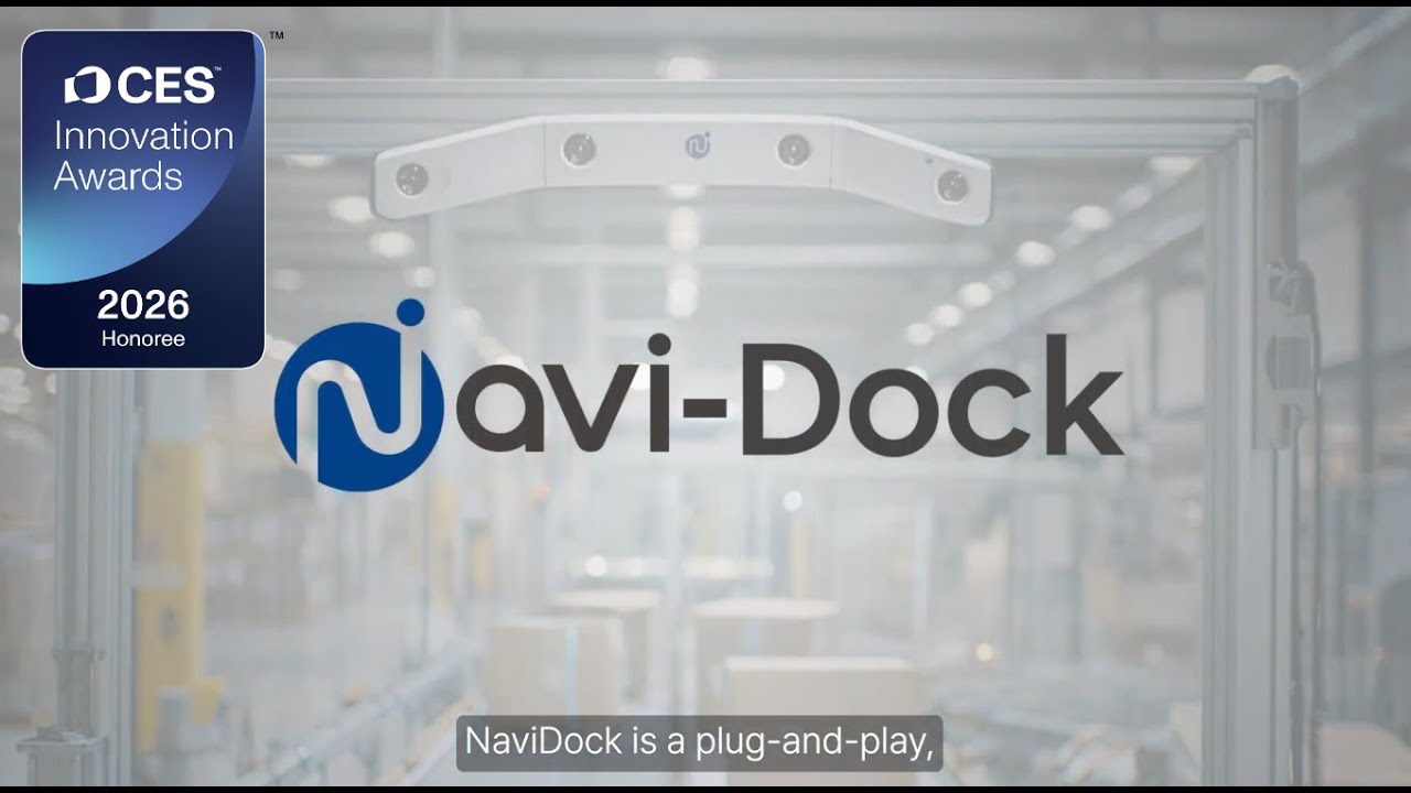 🏆 2026 CES Innovation Awards : NaviDock : The world's first markerless vision docking system !