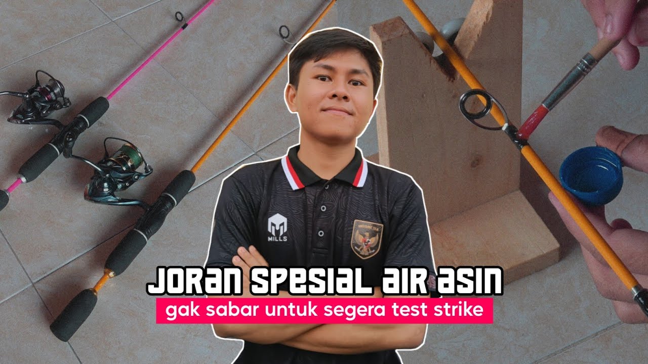 UNTUK OMBAK PANTAI‼️Aku Rakit Joran Spesial Untuk Mancing ke Pantai - BAKALAN ASIK PASTI