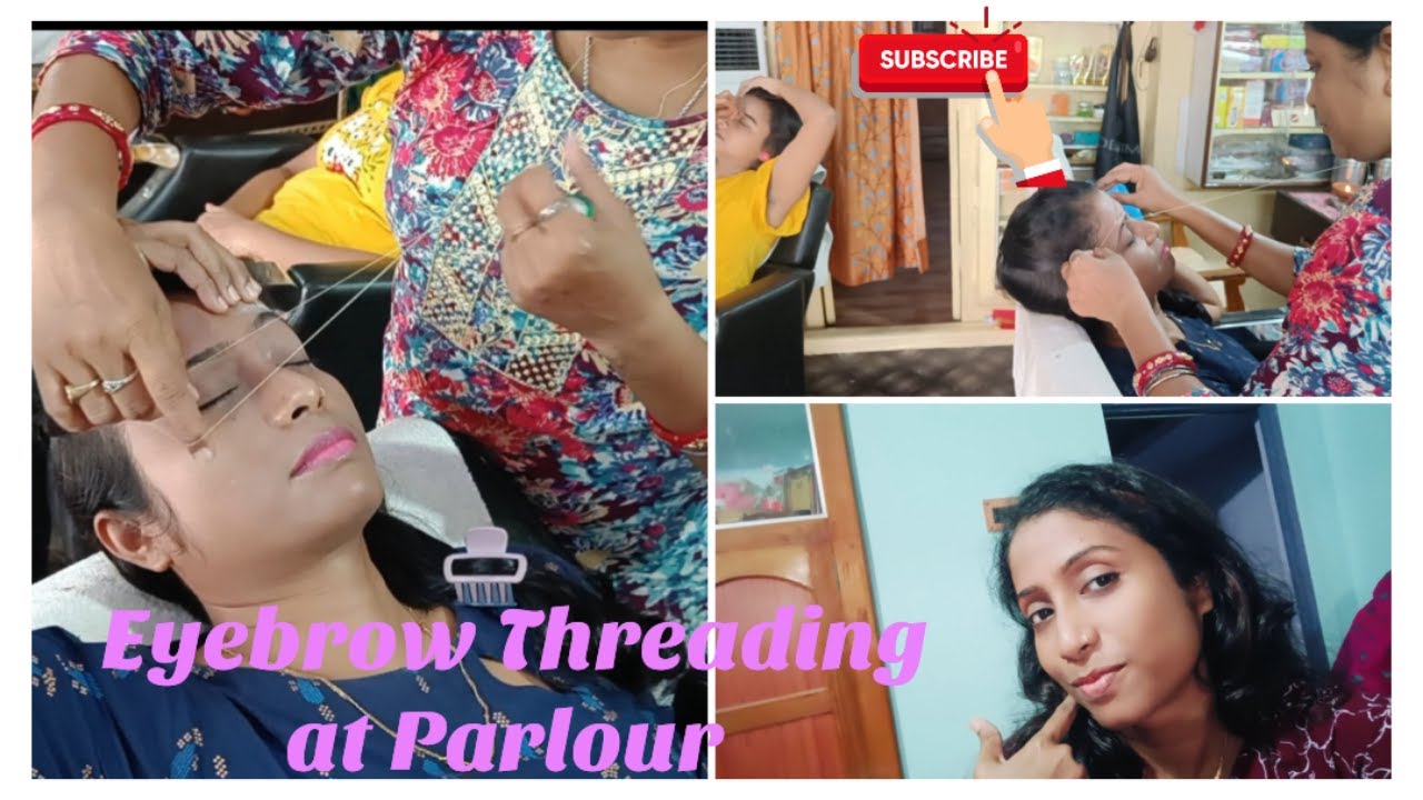 Eyebrow Threading at Beauty Parlour || Lifestyle Vlog || আইব্রো টা শেপ করিয়ে নিলাম পার্লার গিয়ে😊