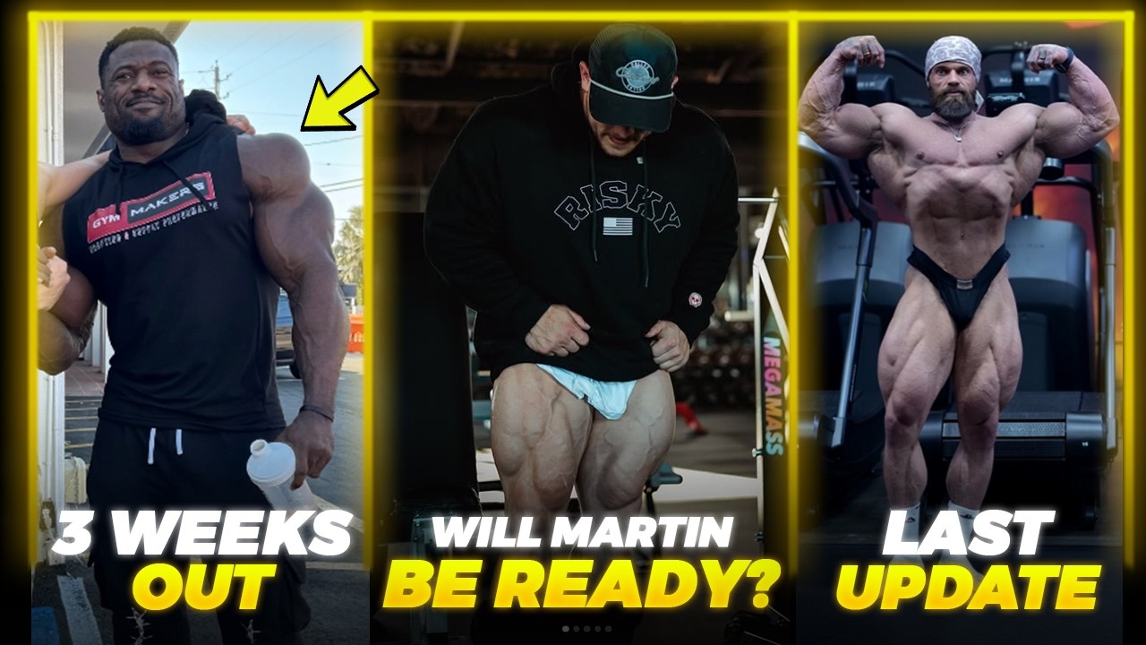 Martin Fitzwater 3 WEEKS OUT CONDITION + Mike Sommerfeld LAST UPDATE + Andrew Jacked Looks FULL