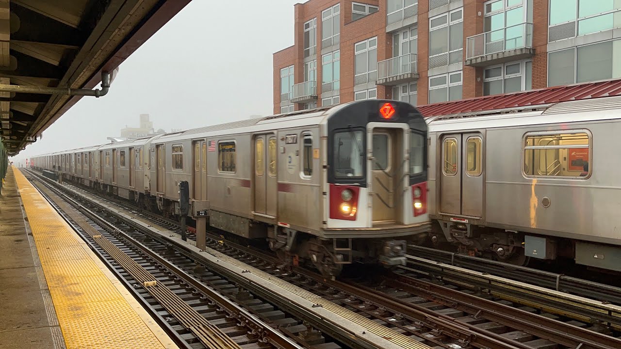 IRT Flushing Line: Manhattan, Flushing & Willets Pt bound R188 (7) Local / Express Trains @ 74th St