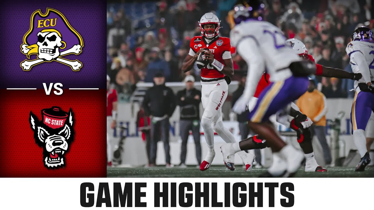 East Carolina vs. NC State Game Highlights | 2024 ACC Football