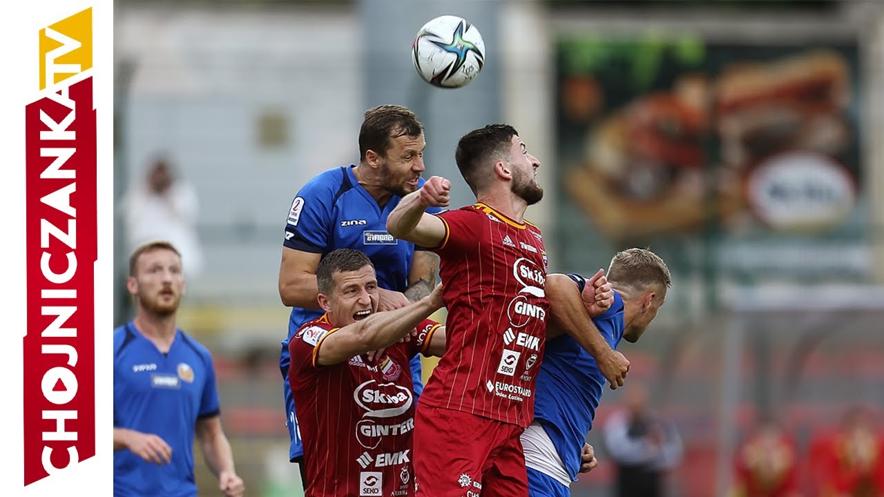 Chojniczanka - Znicz Pruszk&oacute;w 1:2 (bramki | 28.08.2021)