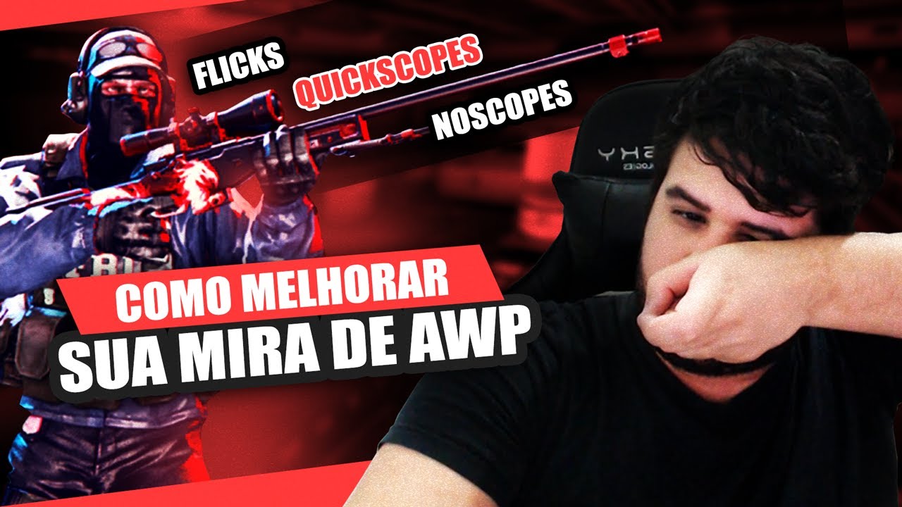 COMO MELHORAR SUA MIRA DE AWP NO CS! *TREINO PARA FLICKS, QUICK SCOPES E NO SCOPES* - CS:GO DICAS