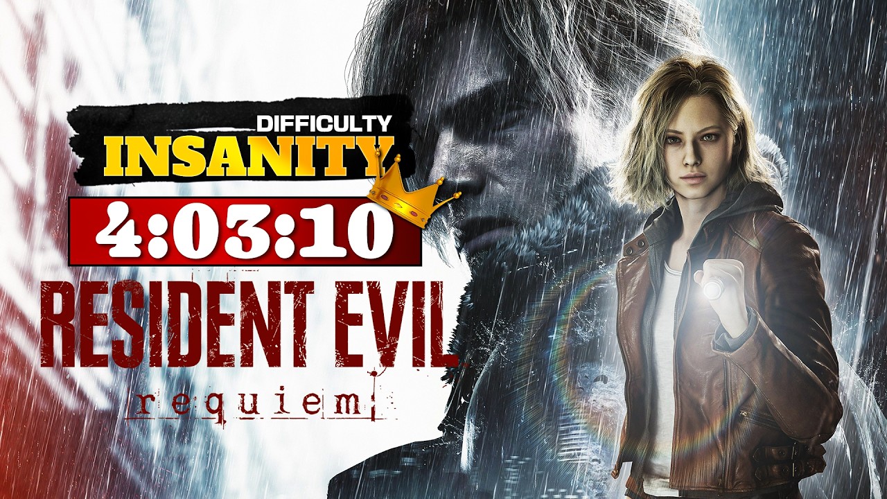 Resident Evil 9: Requiem Speedrun INSANITY Difficulty 4:03:10 (No RPG or Blood Collector)