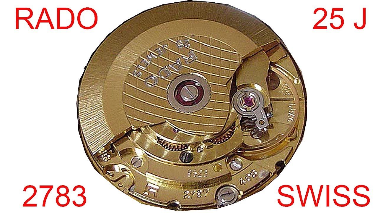 MAINTENANCE OF RADO GOLDEN HORSE 2783 MOVEMENT/BẢO DƯỠNG ĐỒNG HỒ RADO GOLDEN HORSE 2783 MOVEMENT