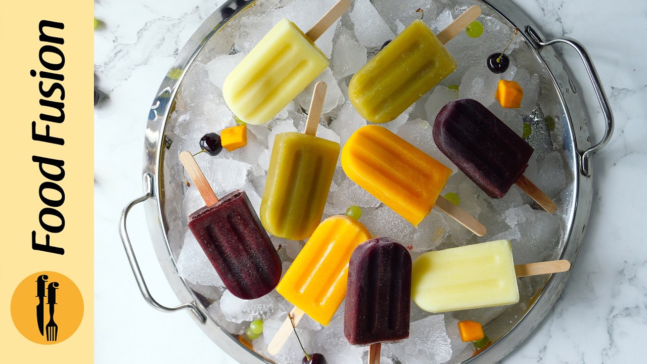 Fruity Popsicles Recipe by Food Fusion