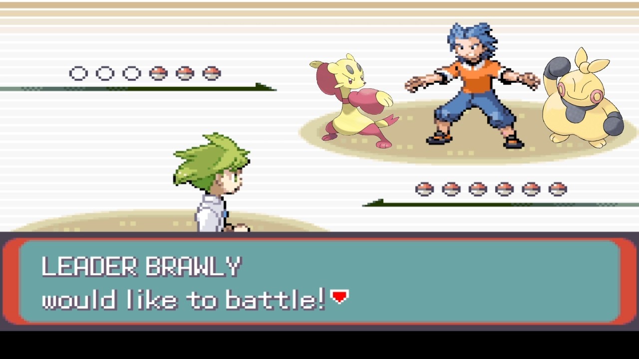 Pokemon Wally Quest - Gym Leader Brawly