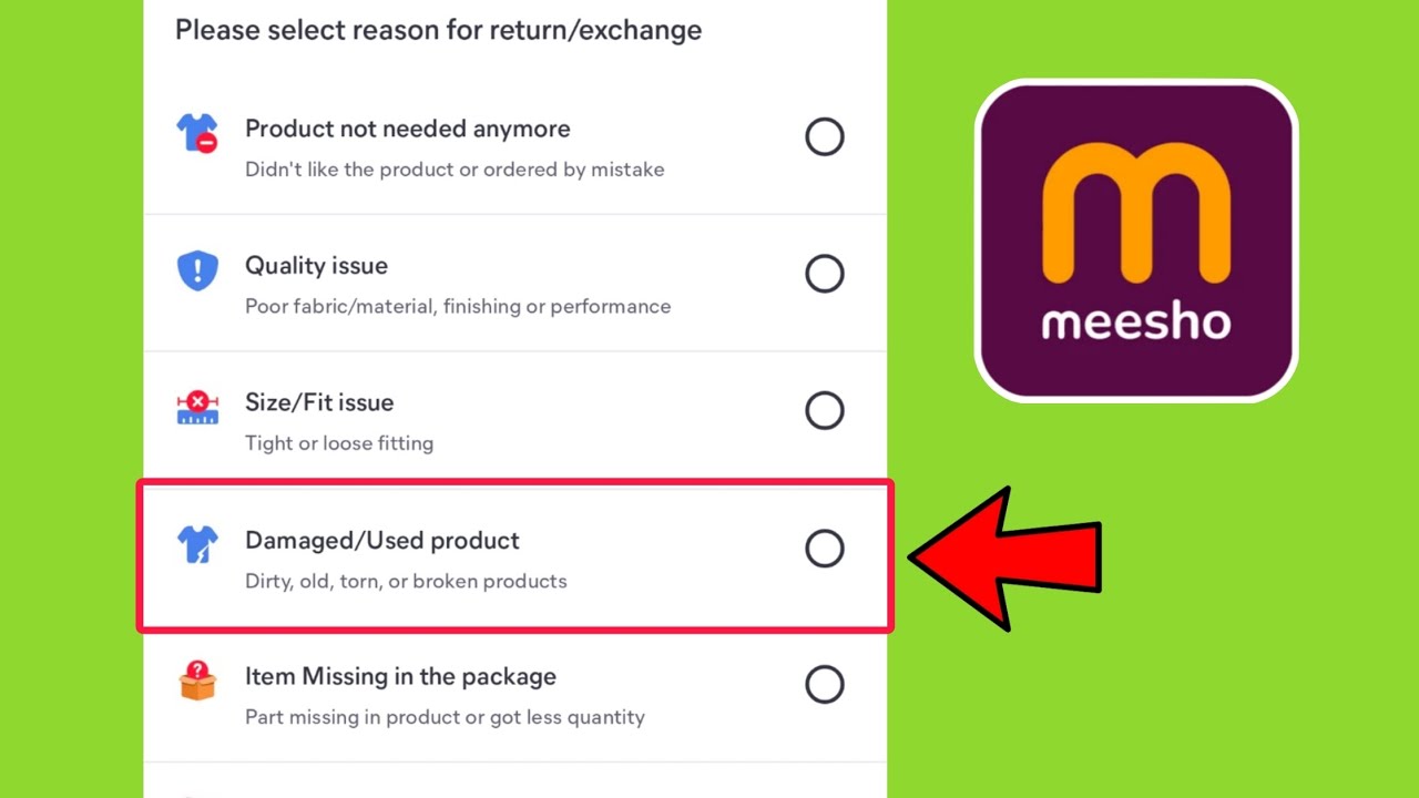Damage Used Product Ka Matlab Kya Hota Hai | Damage Used Product Meesho