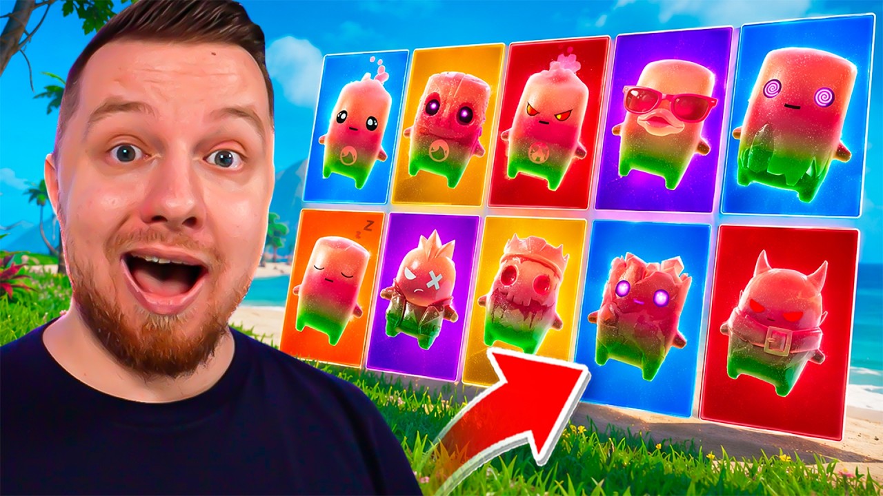 Szukam WSZYSTKICH ŻELKOWYCH DUSZK&Oacute;W w GODZINIE MOCY w Fortnite