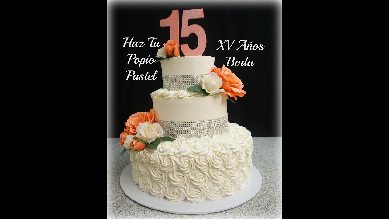 Haz Tu Propio Pastel De XV o Boda Paso a Paso